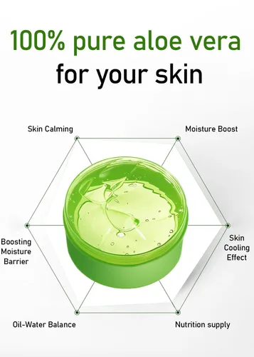 Vista 5 de MIRACLAIR Gel de Aloe Vera para Rostro, Piel, Cabello y Alivio de Quemaduras Solares, Hecho con 100% Gel de Aloe Puro para Todos los Tipos de Piel.