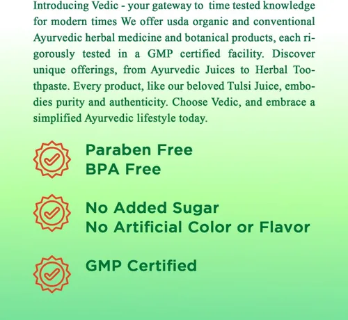Vista 4 de Vedic Karela Jamun Juice - Jugo natural para apoyo inmunológico, 33.8 onzas, ideal para uso diario (33.8 fl oz)