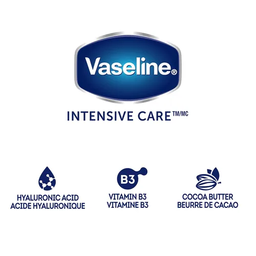 Vista 8 de Vaseline Crema hidratante de manos de cuidado intensivo para manos secas Hydra Replenish Hecho con ácido hialurónico, vitamina B3 y manteca