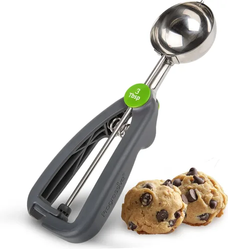 Vista 6 de Prep Solutions by Progressive - Cuchara para galletas de liberación rápida, 1 cucharada, color gris