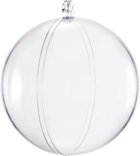 Vista 8 de uxcell 6 bolas de plástico transparente de 1 3/16 pulgadas (1.181 in)