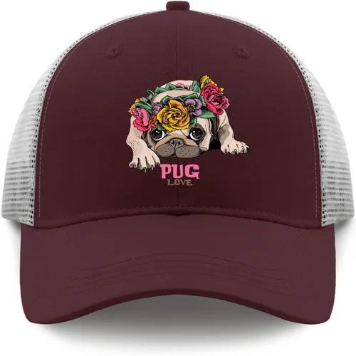 Vista 9 de Baseball Cap Pug Dog Dad Hat for Men Funny Denim Dad Hat Adjustable