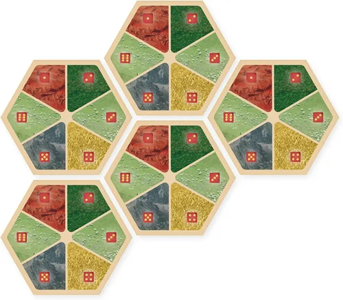 Vista 10 de Amalgam Escenario Hexagonal de Reemplazo Multi-Recurso compatible con Los Colonos de Catan de Catan, Seafarers, Cities and Knights y Expansiones