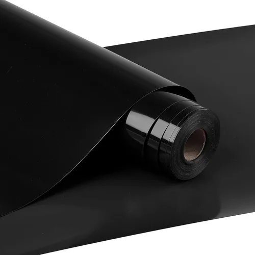 Vista 4 de MECCANIXITY Rollos de vinilo de transferencia de calor, vinilo HTV de 12 pulgadas x 35 pies, vinilo negro HTV para planchar sobre vinilo térmico