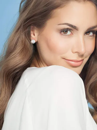 Vista 2 de BBTO Juego de 24 pares de aretes de perlas de cristal, joyería para mujeres y hombres