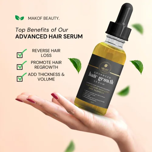 Vista 7 de Tratamiento eficaz para el crecimiento del cabello: biotina, colágeno, proteína y 38 aceites esenciales para un cabello más largo y grueso. Hidrata