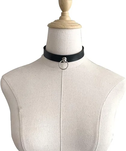 Vista 9 de Delicate Dew Conjunto de máscara y collar para mujer de Halloween, disfraz de gato sexy, accesorios punk para fiesta de disfraces
