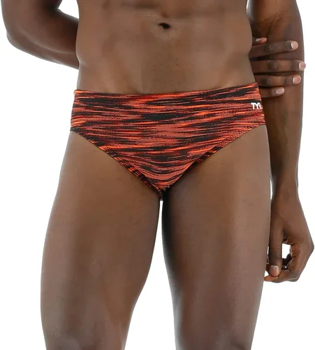 Vista 45 de TYR Men's Durafast Elite Racer Brief Swimsuit Negro