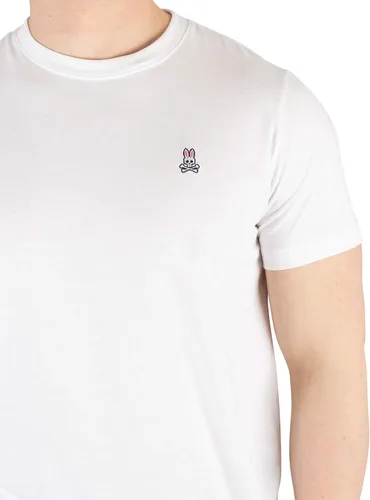Vista 4 de Psycho Bunny - Camiseta clásica para hombre, color gris