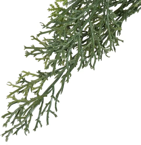 Vista 2 de Vickerman Spray de cedro artificial de 18 pulgadas. Añade textura y carácter a cualquier arreglo con este hermoso spray de cedro. Incluye 6
