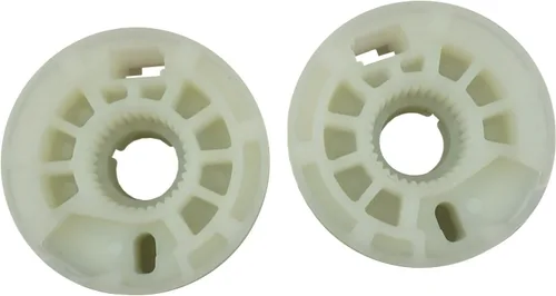 Vista 2 de BWR5222+BWR5223 Rueda de reparación de elevalunas delantera 824813K001, 824713K001 Compatible con H.yundai Elantra 4 Sonata 5 Fabricado en Turquía