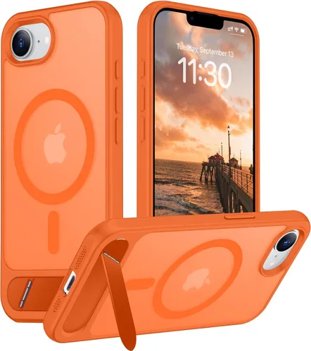 Vista 278 de Funda para iPhone 11 con compatibilidad magnética, [Soporte invisible incorporado][Compatible con MagSafe]