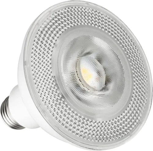Vista 8 de Sunlite Bombilla LED PAR30 empotrable de cuello largo, 9 W, (ecualizador de 75 W), 850 lm, base E26 media, regulable, certificación ETL, ángulo
