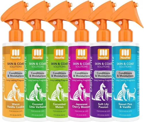 Vista 7 de MPP Spray para perros Daily Spritz Natural Durable Hidratante Refrescante Aroma Condiciones (Guisante Dulce/Vainilla)