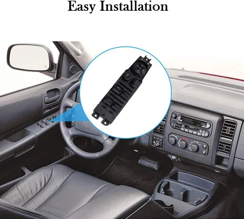 Vista 4 de 56049805AB Interruptor maestro de ventana eléctrica para Dodge Ram 02-10 1500 2500 3500