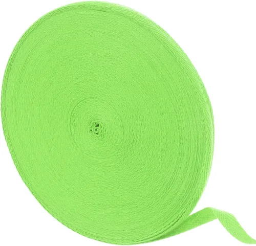 Vista 53 de uxcell Cinta de sarga de algodón de 50 yardas, cinta de espiga de 3/8 pulgadas para coser ropa, manualidades (azul)