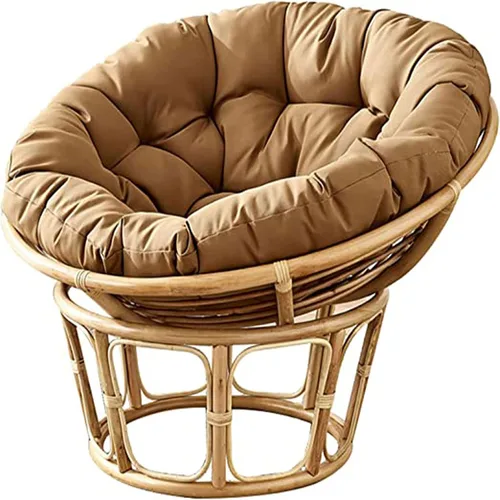 Vista 15 de HUHJYUGE Cojín colgante para silla de hamaca de solo 16 x 16 pulgadas, cojín de repuesto impermeable para silla colgante, cesta colgante, cojín