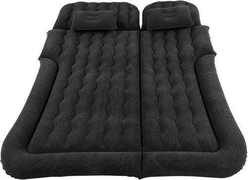 Vista 2 de Inflatable Car Mattress with Pump for SUV Back Sleep (Black)