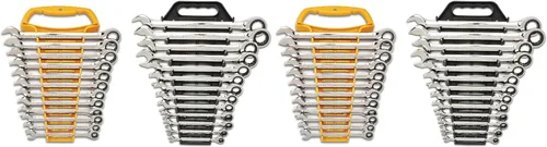 Vista 19 de GEARWRENCH Juego de llaves de trinquete combinadas de 25 piezas, SAE/MM - 86700