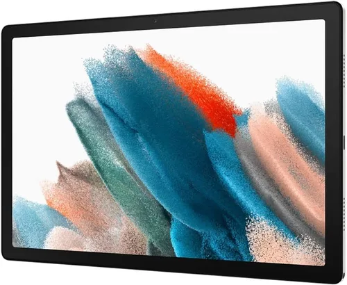 Vista 4 de Samsung Galaxy Tab A8 10.5 pulgadas FHD pantalla táctil Android Wi-Fi Tablet, plata, memoria interna de 32 GB, procesador Octa-Core, 3 GB de RAM