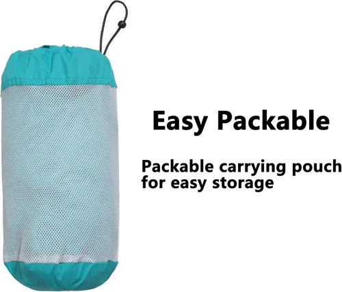 Vista 6 de Mapamyumco Chaqueta impermeable ligera para mujer, con capucha