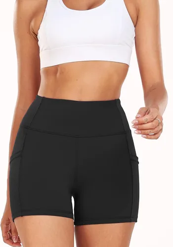 Vista 2 de CADMUS Pantalones cortos de yoga de cintura alta para mujer de 3 pulgadas, 4 pulgadas, 6 pulgadas, 7 pulgadas, 8 pulgadas, sensación desnuda