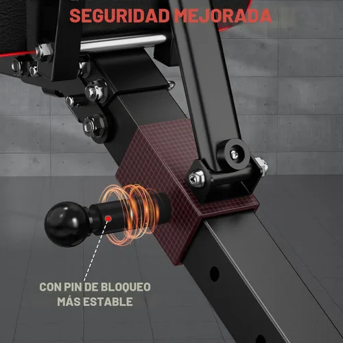 Vista 5 de GIKPAL Adjustable Weight Bench - Workout Bench Press for Home Gym Negro - Brillante