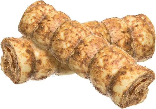 Vista 12 de Redbarn Pet Products Rollos de mejillas de res totalmente naturales para perros, mejillas de vaca sin granos, ricos en colágeno, disponibles