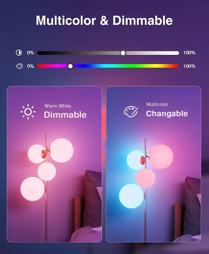 Vista 9 de Beantech - Bombilla inteligente, bombillas WiFi, bombilla que cambia de color, bombillas inteligentes funcionan con Alexa y Google Assistant