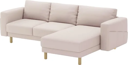 Vista 3 de Norsborg - Funda para sofá biplaza con diván compatible con IKEA