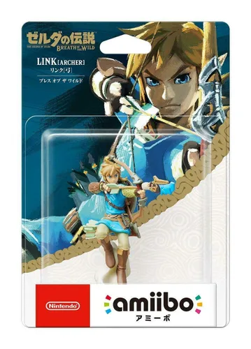 Vista 2 de Nintendo amiibo Link(ArcherRider) The Legend of Zelda Breath of the Wild Series JAPAN ver