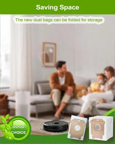 Vista 7 de ApexOne Paquete de 16 bolsas de vacío para iRobot Roomba 104 Combo, 105 Combo, 105 Vac, Plus 405 Combo, Max 705 Vac, Max 705 Combo, Plus 504 Vac
