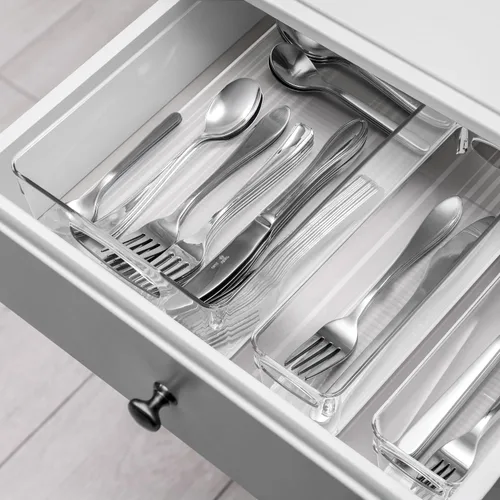 Vista 5 de Sorbus Juego de 10 Contenedores de Plástico Transparente Medianos – Contenedores Transparentes para Organizar, Organizadores de Refrigerador