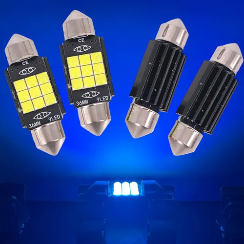 Vista 27 de SOCAL-LED - Bombilla LED de 0.157 x 1.220 in de Canbus Super Bright 3030 Chipset para interior de coche, luz de cúpula DE3175, luz de mapa, azul