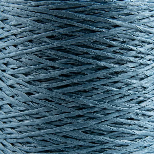 Vista 2 de Sensy Premium - Ovillo de rafia (274 yardas), color azul