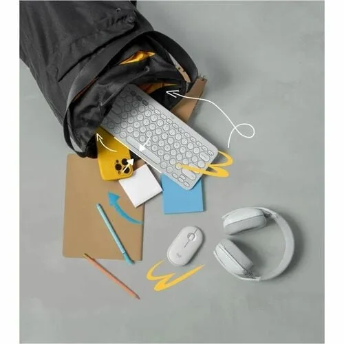Vista 5 de K380 BLANCO (PEBBLE KEYS)
