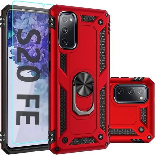 Vista 8 de Funda para Samsung Galaxy S20 FE, Funda Galaxy S20 FE 5G, con protector de pantalla, [grado militar] cubierta probada contra caídas de 16 pies