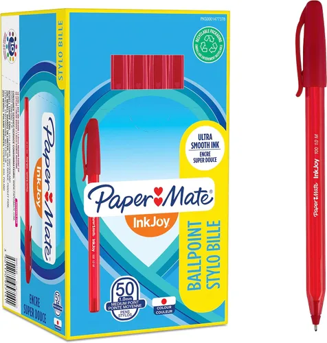 Vista 13 de Paper Mate InkJoy 100ST - Bolígrafos de punta media (0.039 pulgadas), color negro, 100
