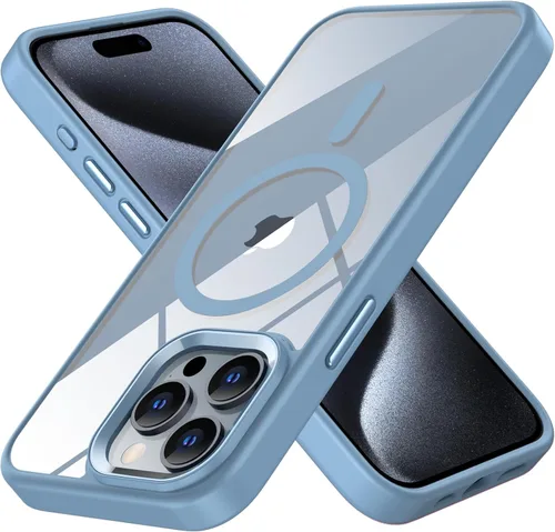 Vista 16 de Funda magnética para iPhone 12 Pro Max, compatible con MagSafe, [protección contra caídas de grado militar] TPU suave y transparente para iPhone 12