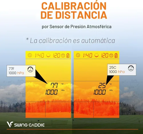 Vista 7 de Voice Caddie - Monitor de lanzamiento portátil Swing Caddie