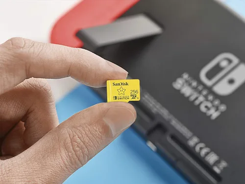 Vista 7 de SanDisk Tarjeta microSDXC de 256 GB, con licencia para Nintendo-Switch - SDSQXAO-256G-GNCZN