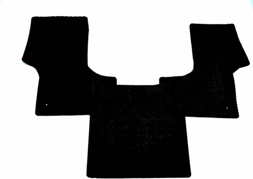 Vista 2 de Lloyd - Tapete compatible con Chevy Express Van 2003-2020, ajuste personalizado, 1 alfombrilla frontal de felpa negra