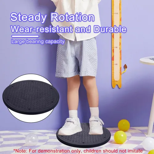 Vista 9 de Organizador de bandeja giratoria Lazy Susan de 10 pulgadas Eichzer, soporte giratorio resistente premium con rodamientos de bolas de acero