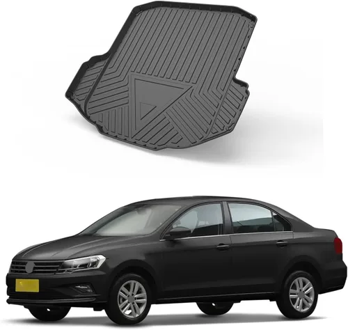 Vista 9 de Elsetyler Revestimiento de carga para viaje 2021 – TPO negro para todo tipo de clima, resistente al agua, bandeja de carga trasera, protector