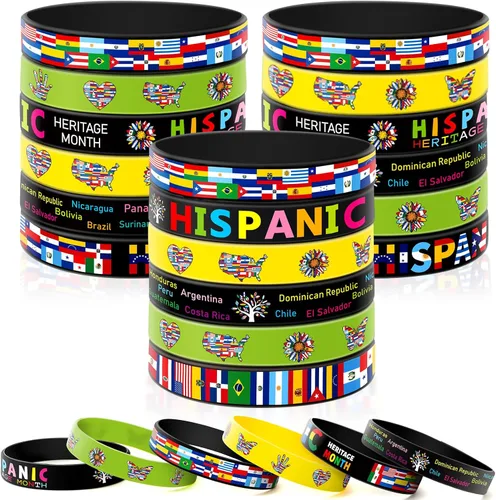 Vista 13 de JUNEBRUSHS 42 piezas de accesorios de concientización sobre el cáncer de mama, pulseras de silicona Esperanza Fe Fuerza Coraje, pulseras accesorios