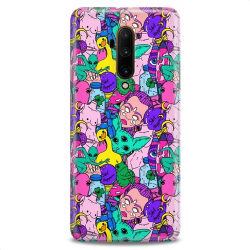Vista 15 de Funda de repuesto de TPU para OnePlus 10 9 Pro 8T 7T 6T N10 200 5G 5T 7 Pro Nord 2 silicona Alien Trippy Slim Fit Linda ligera Crazy Teen Cool Clear