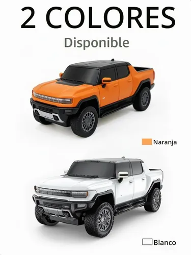 Vista 3 de RASTAR 93100 1/26 RC Truck Hummer EV with 2.4G Remote, White