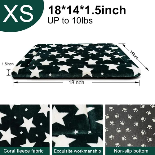 Vista 3 de Tapete para cama de perro, suave y cómodo, para jaula, cama y alfombrilla duradera para perros y gatos, ideal para jaulas, perreras y uso doméstico