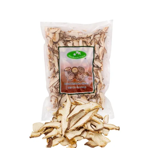 Vista 11 de Mushroom House (MUSI1) Rebanadas secas de hongos shiitake, 1 onza