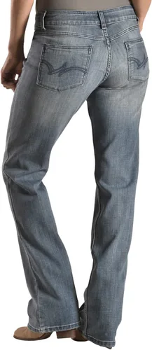 Vista 8 de Wrangler Women's Western Plus Size Mid Rise Stretch Boot Cut Jean Abby